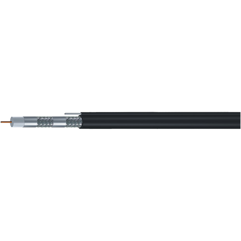 RG11 Quad scutum Cum Viator 75 Ohm Coaxial Cable